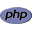Built with php - Link to php.com 