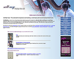 Screenshot of Sell My Harp [click to enlarge]