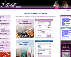 Screenshot of TAF Music [click to enlarge]